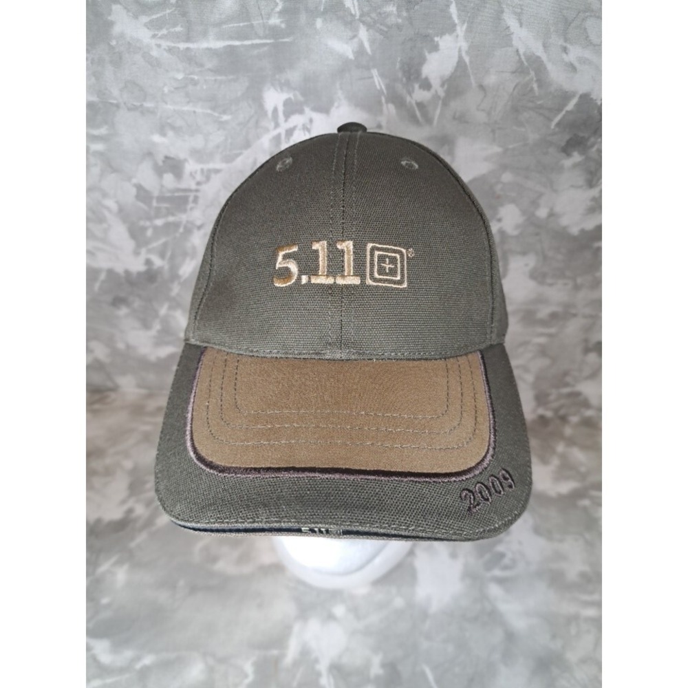 5.11 Tactical Series‎ Mens Ball Cap Tan Adjustable Strap Hook and Loop Patch